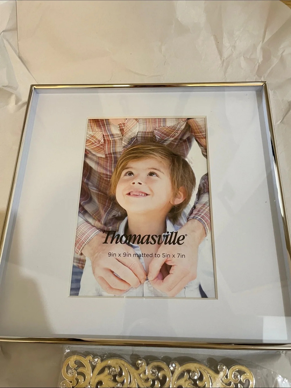Classic Silver and Gold Decorative Photo Frames - Home Accents